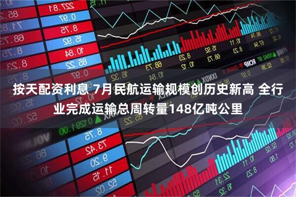 按天配资利息 7月民航运输规模创历史新高 全行业完成运输总周转量148亿吨公里
